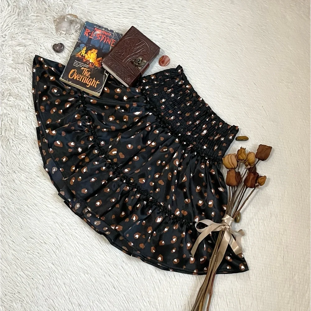 Altard State leopard print mini ruffled skirt - Picture 10 of 13